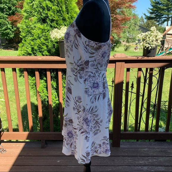 Madewell Ivory Floral Silk Slipdress - Picture 5 of 6